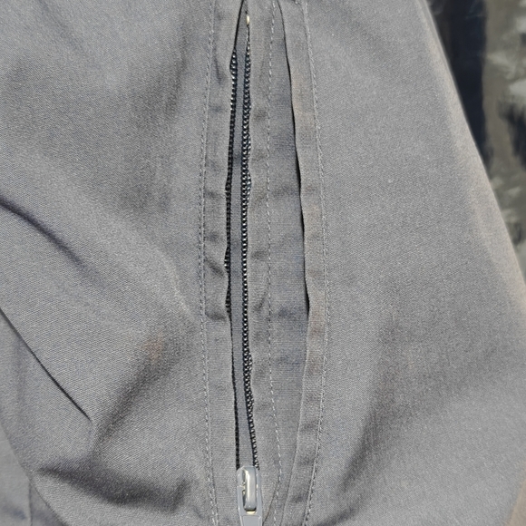 Vintage Haband Bomber Jacket Size Large Mens Navy Full Zip 3 Pockets Y2K - Picture 7 of 10